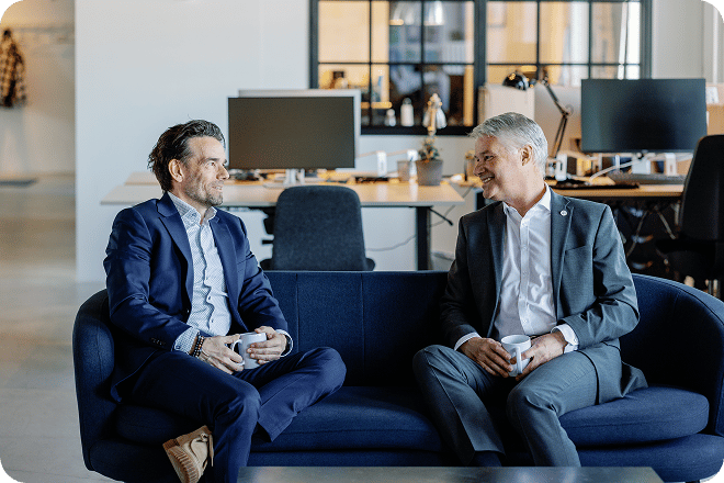Founders Søren and Jacob