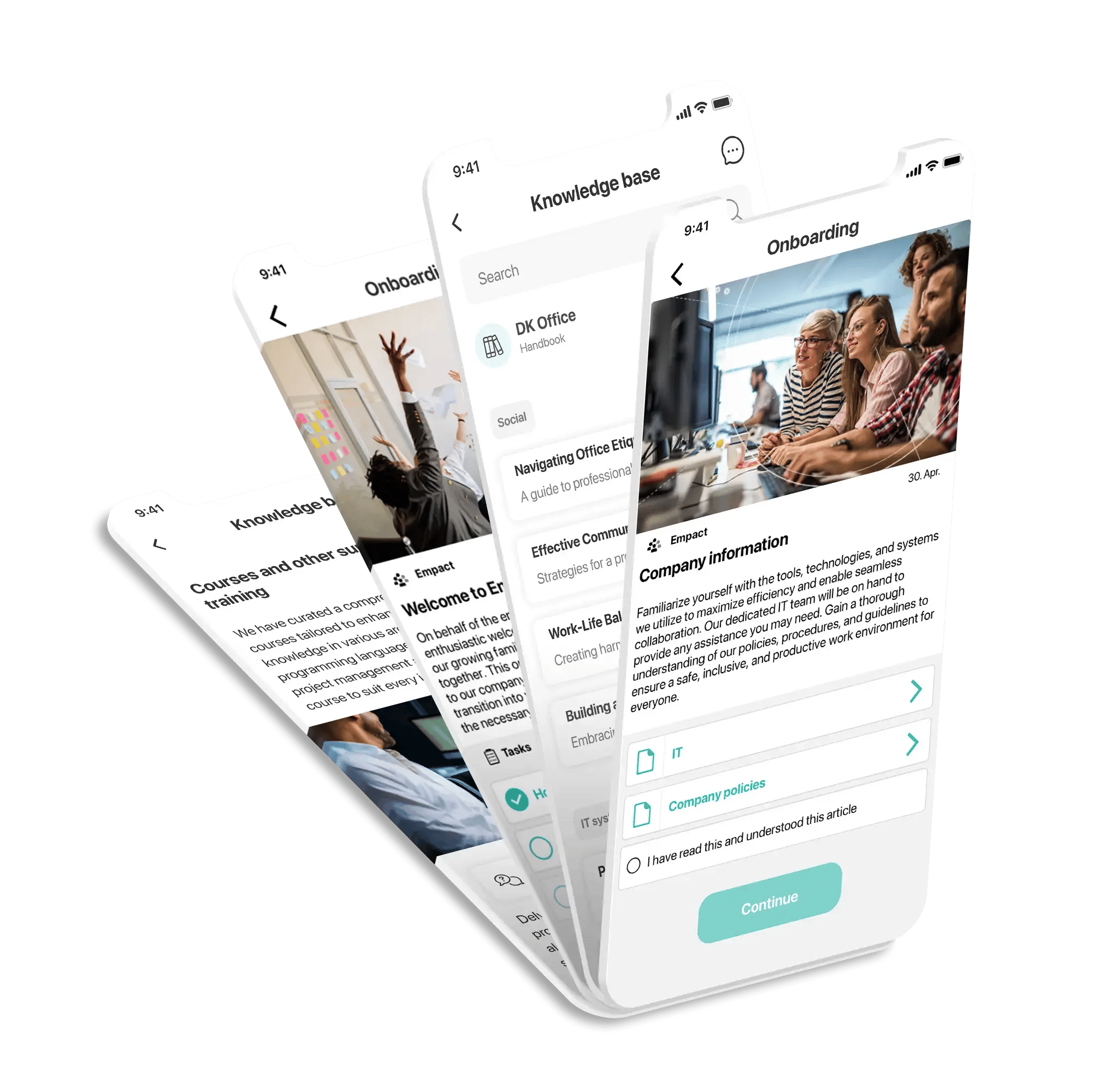 Onboarding and Knowledge base