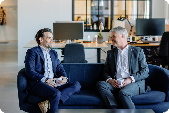 Founders Søren and Jacob